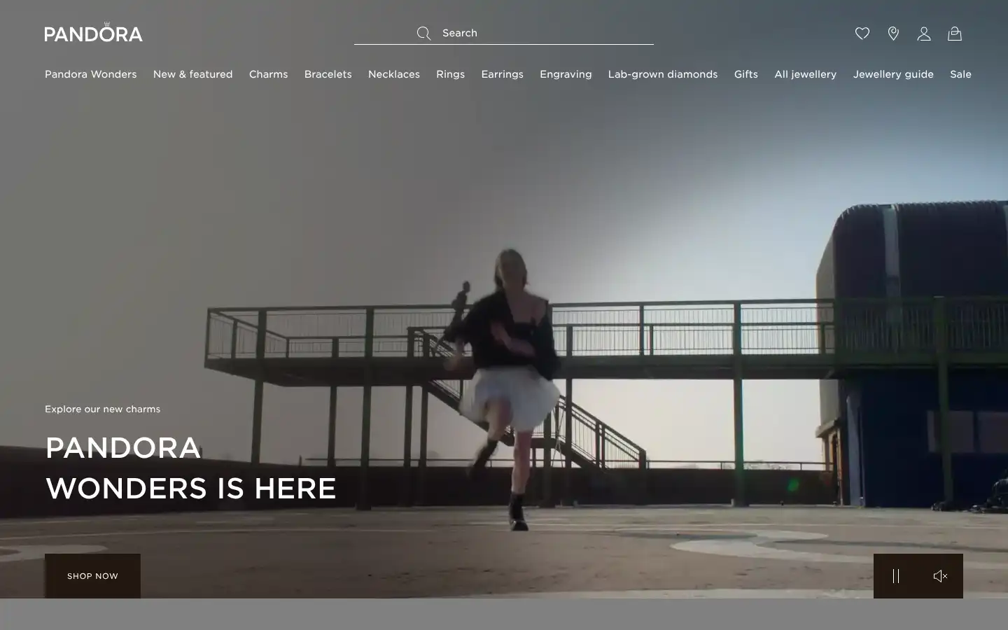 Screenshot of ca.pandora.net