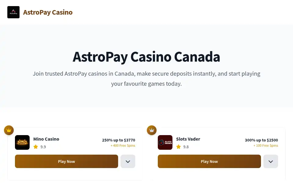 Screenshot of caastropycasino.xyz