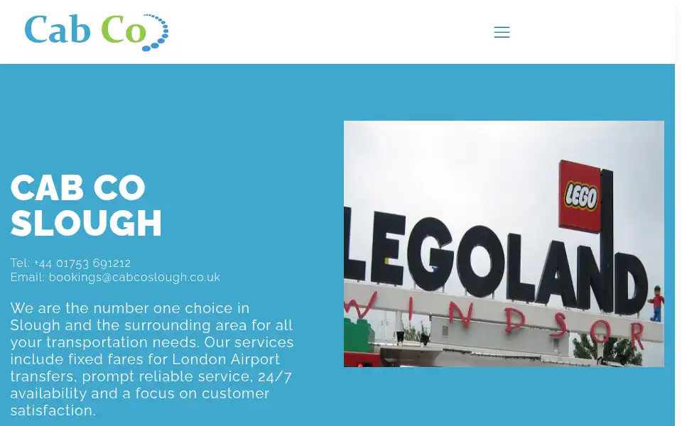 Screenshot of cabcoslough.co.uk