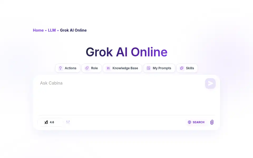 Screenshot of cabina.ai