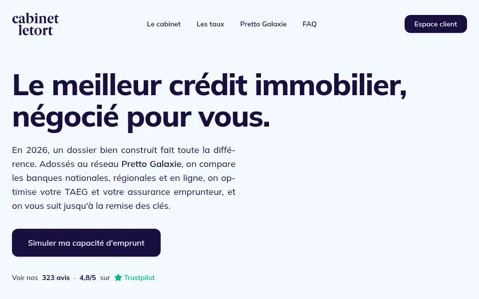Screenshot of cabinet-letort.com