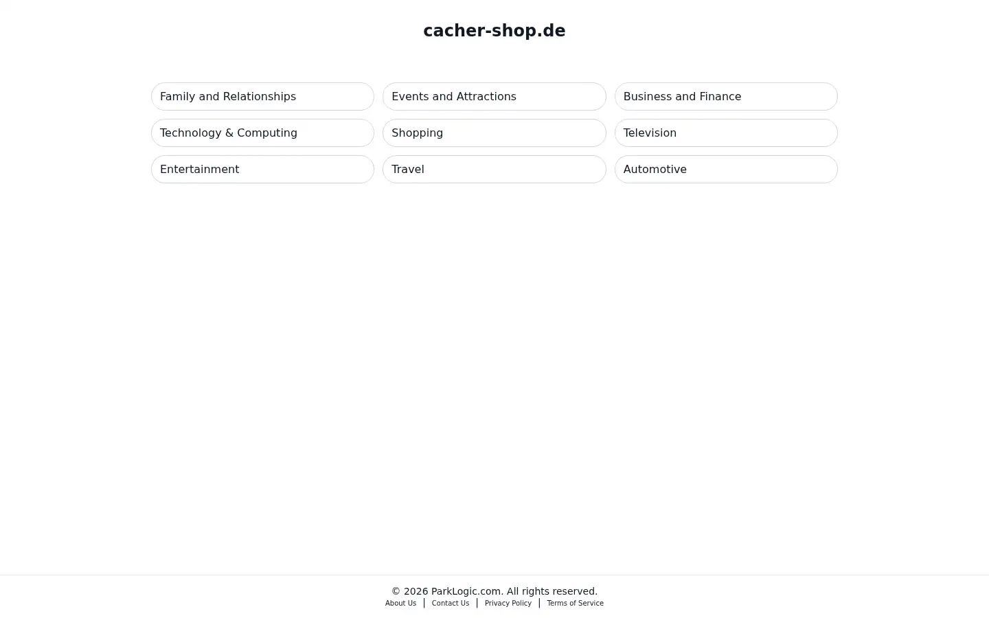 Screenshot of cacher-shop.de