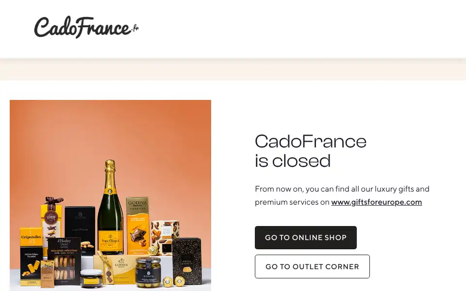 Screenshot of cadofrance.com