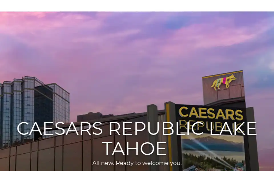 Screenshot of caesars.com