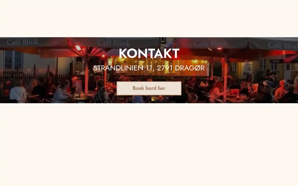 Screenshot of cafeblink.dk