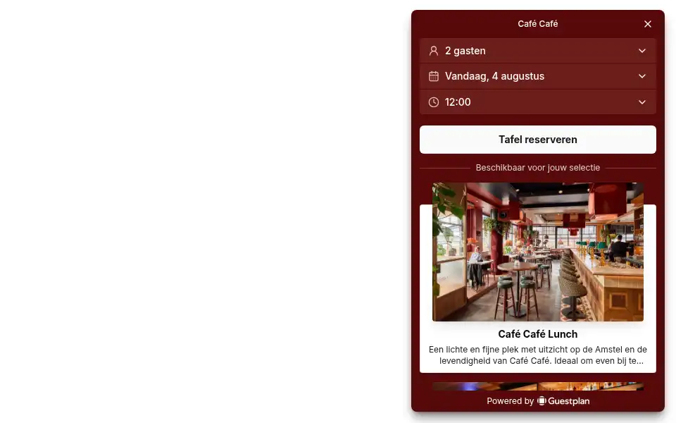 Screenshot of cafecafe.restaurant