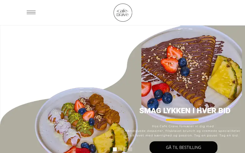 Screenshot of cafecrave.dk