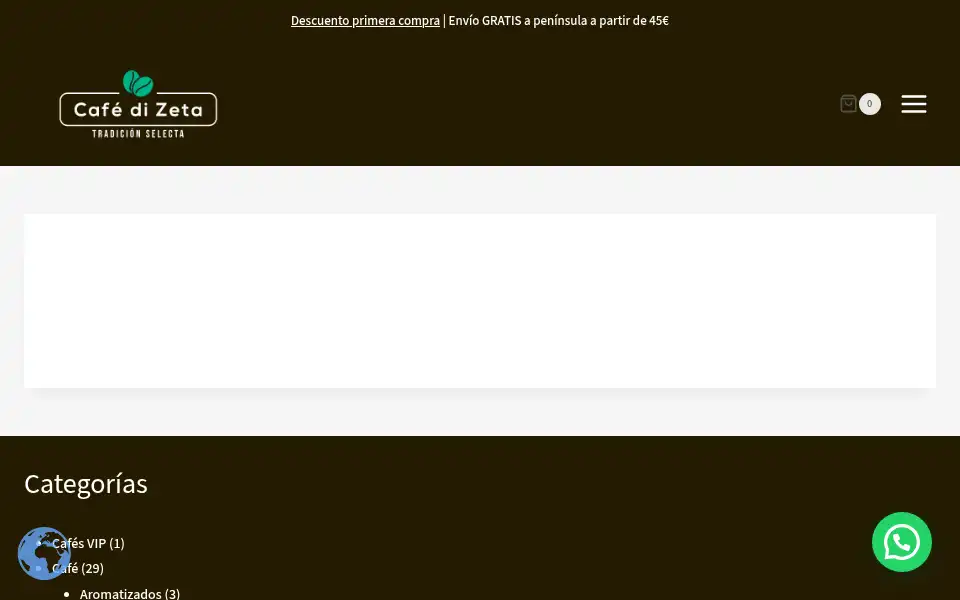 Screenshot of cafedizeta.com