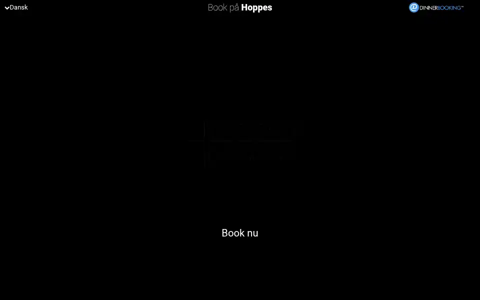 Screenshot of cafehoppes.dk