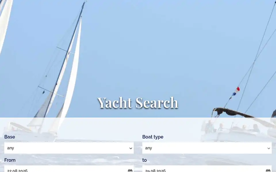 Screenshot of cagliarisailingcharter.com