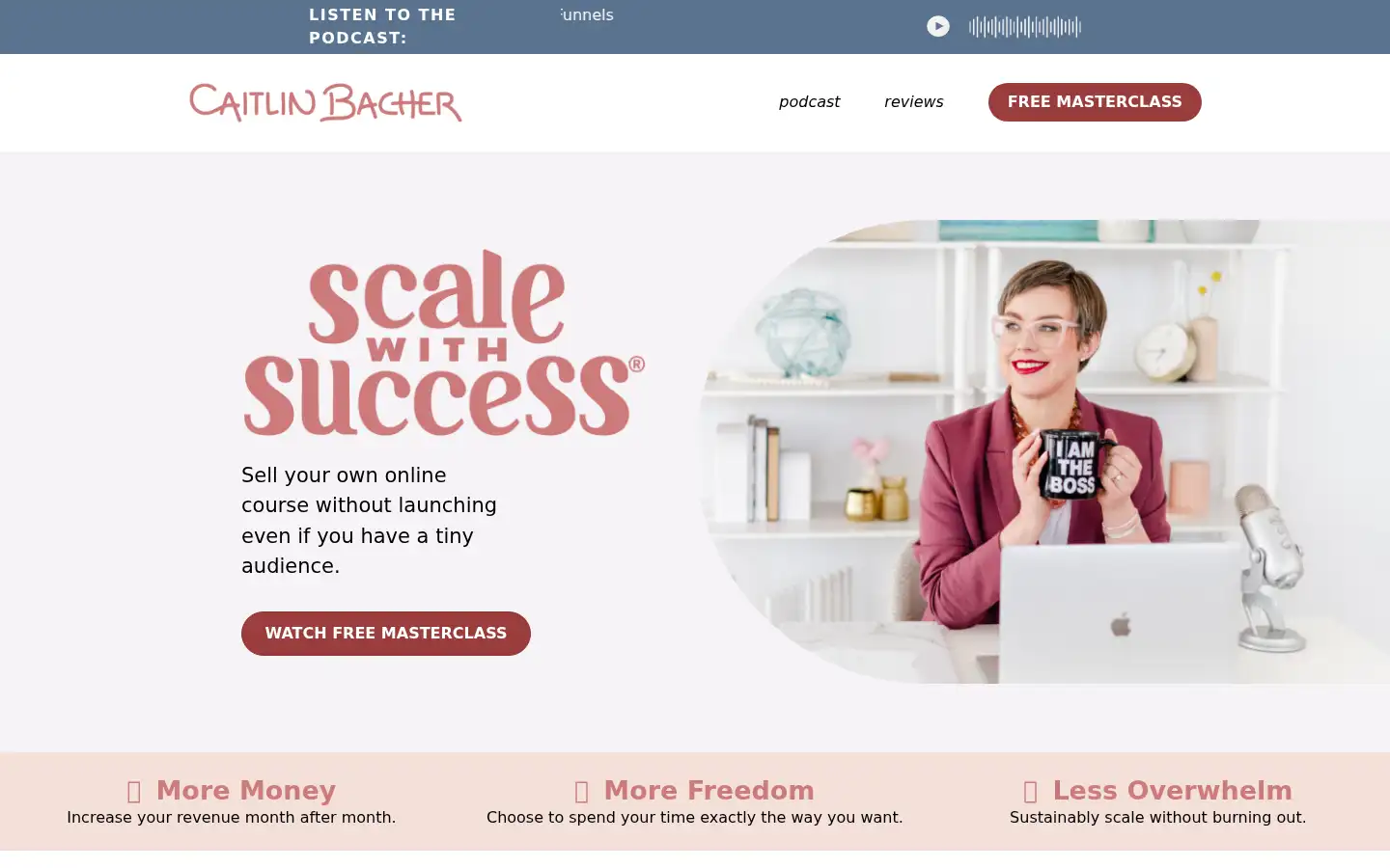 Screenshot of caitlinbacher.com