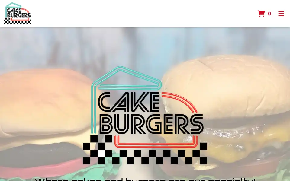 Screenshot of cakeburgersnyc.com