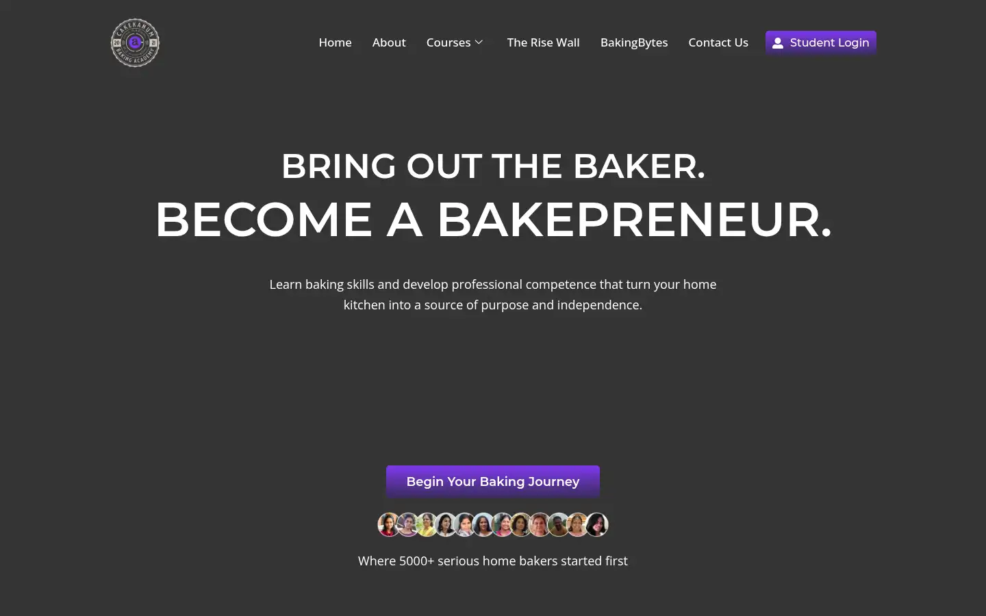 Screenshot of cakekanum.com
