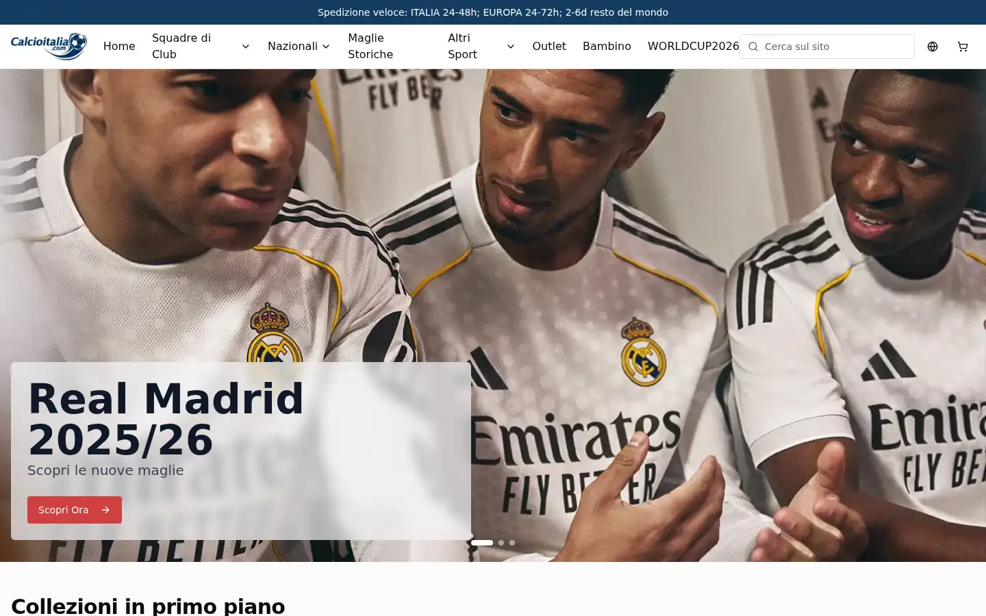Screenshot of calcioitalia.com