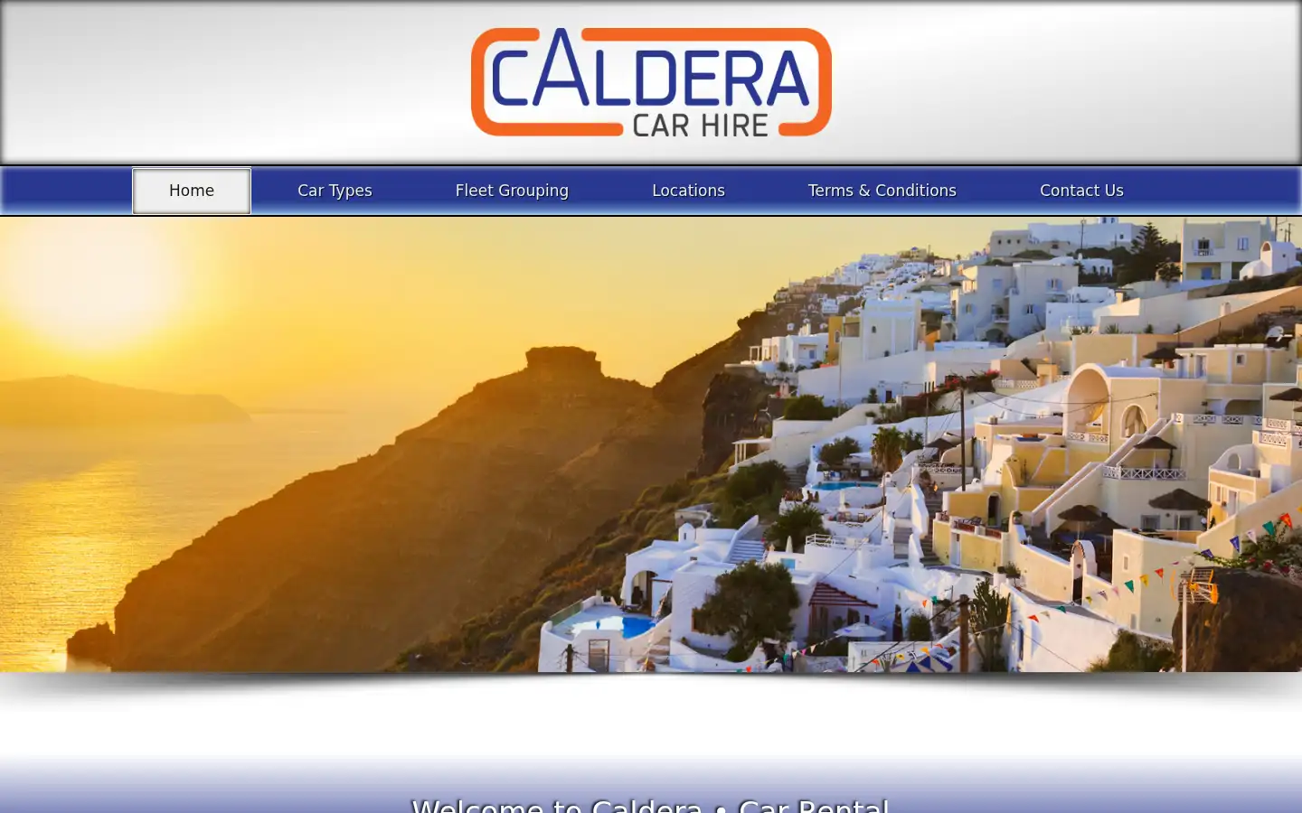 Screenshot of caldera.com.gr