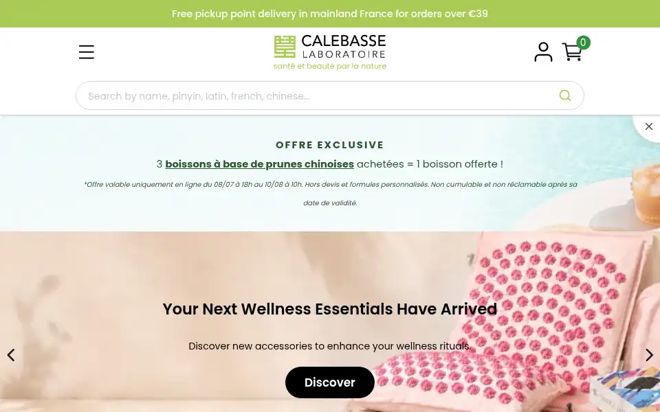Screenshot of calebasse.com