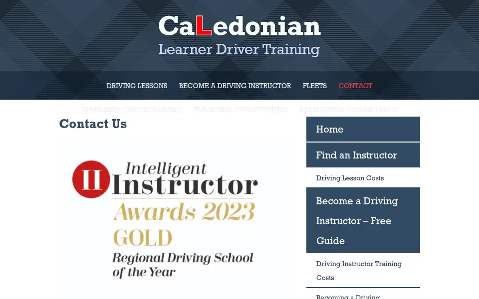 Screenshot of caledonianldt.com