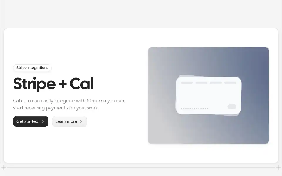 Screenshot of calendso.com