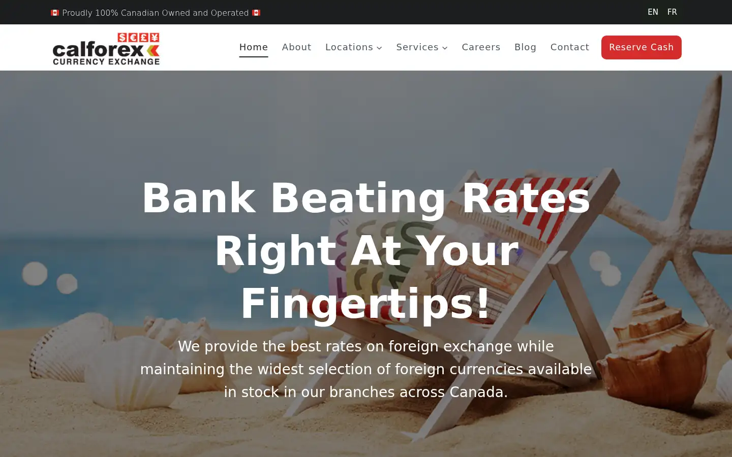 Screenshot of calforex.com