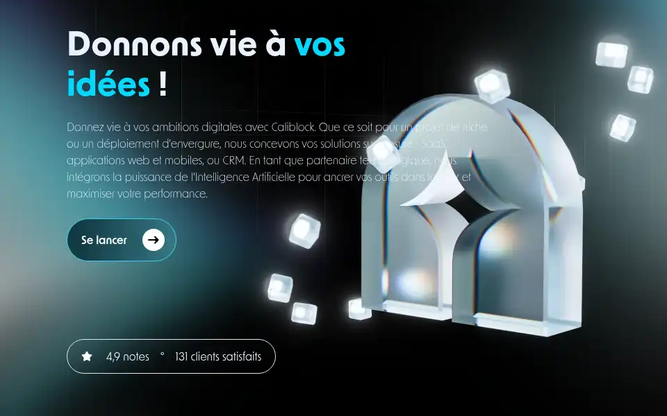 Screenshot of caliblock.fr