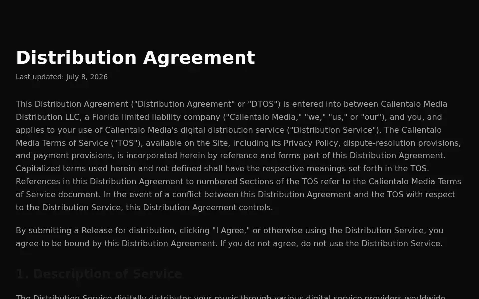Screenshot of calientalomedia.com