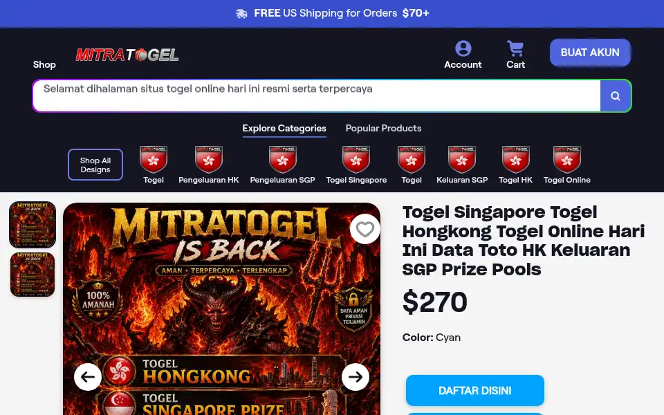 Screenshot of calishoplife.org