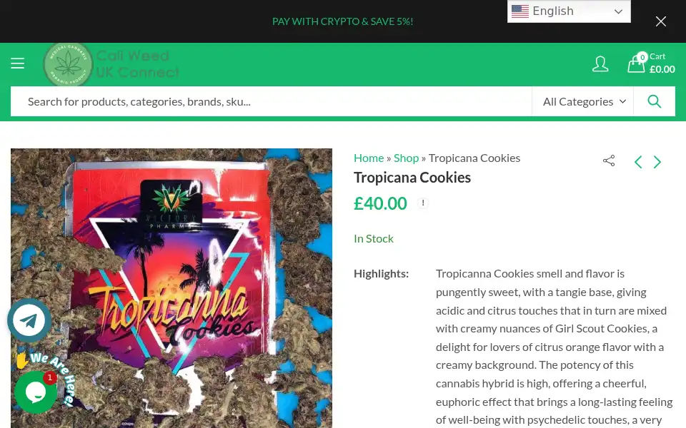 Screenshot of caliweedukconnect.com