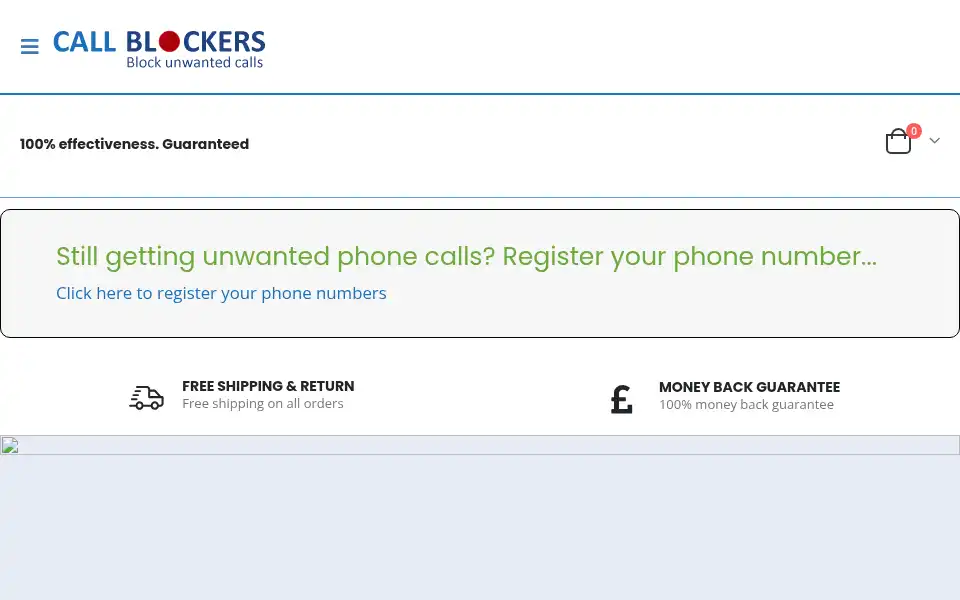 Screenshot of callblockers.co.uk