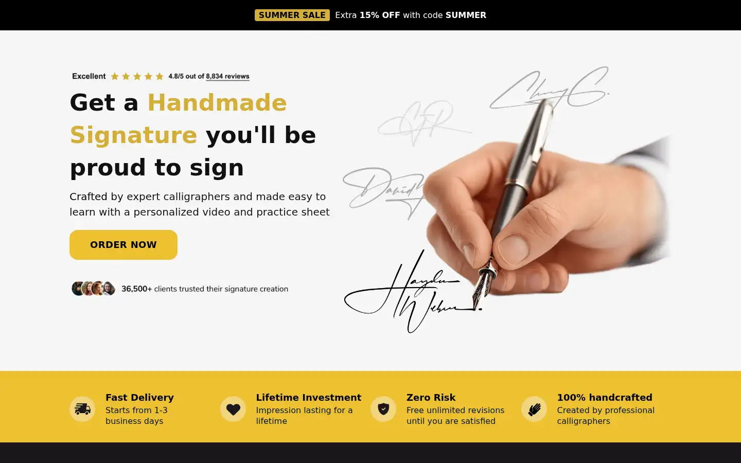 Screenshot of callisign.com
