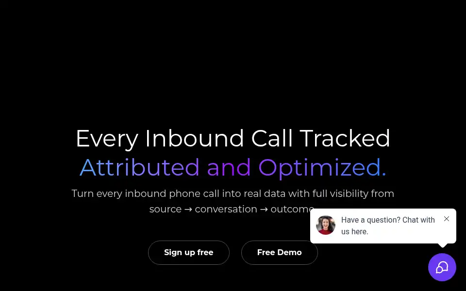 Screenshot of callloom.com