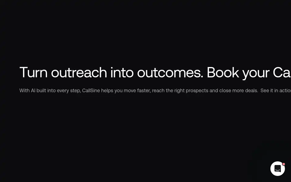 Screenshot of callsine.com