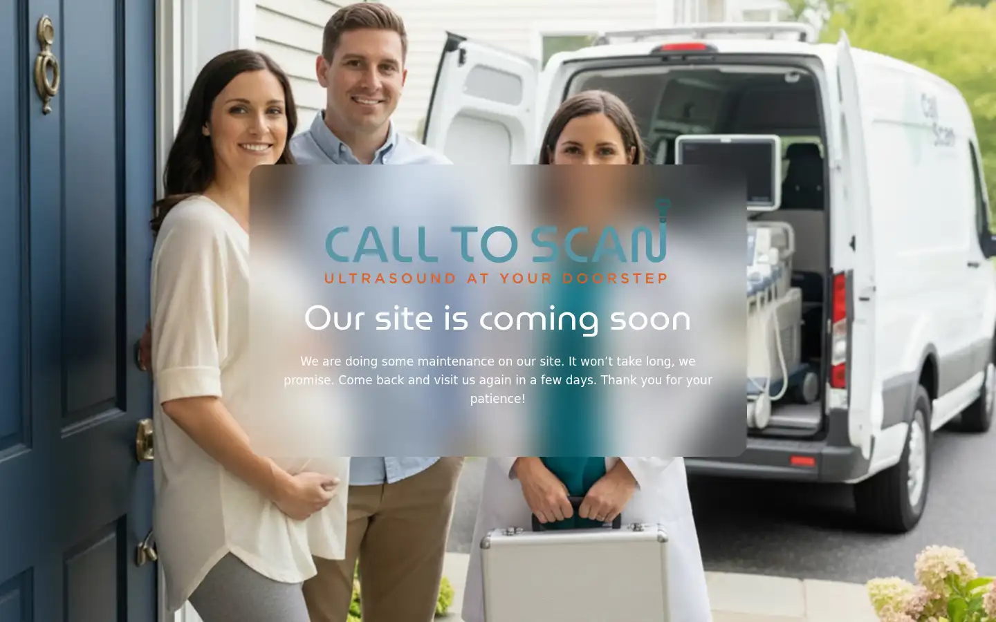 Screenshot of calltoscan.co.uk