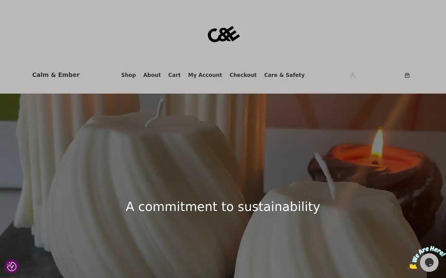 Screenshot of calm-ember.com