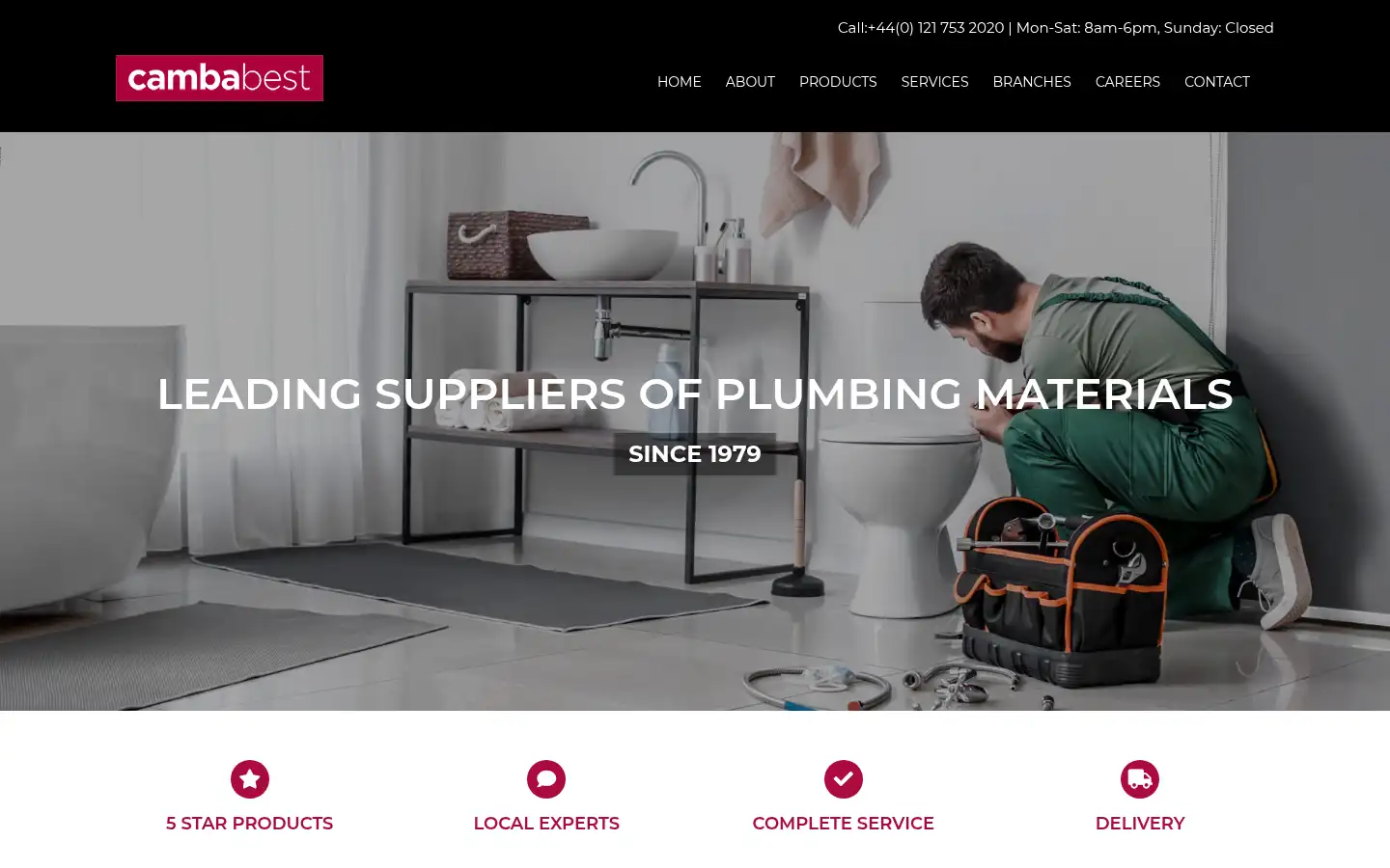 Screenshot of cambabest.co.uk