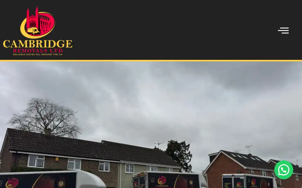 Screenshot of cambridgeremovalsltd.co.uk