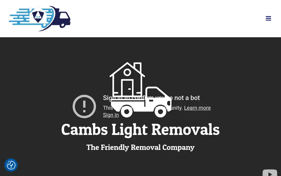 Screenshot of cambslightremovals.com