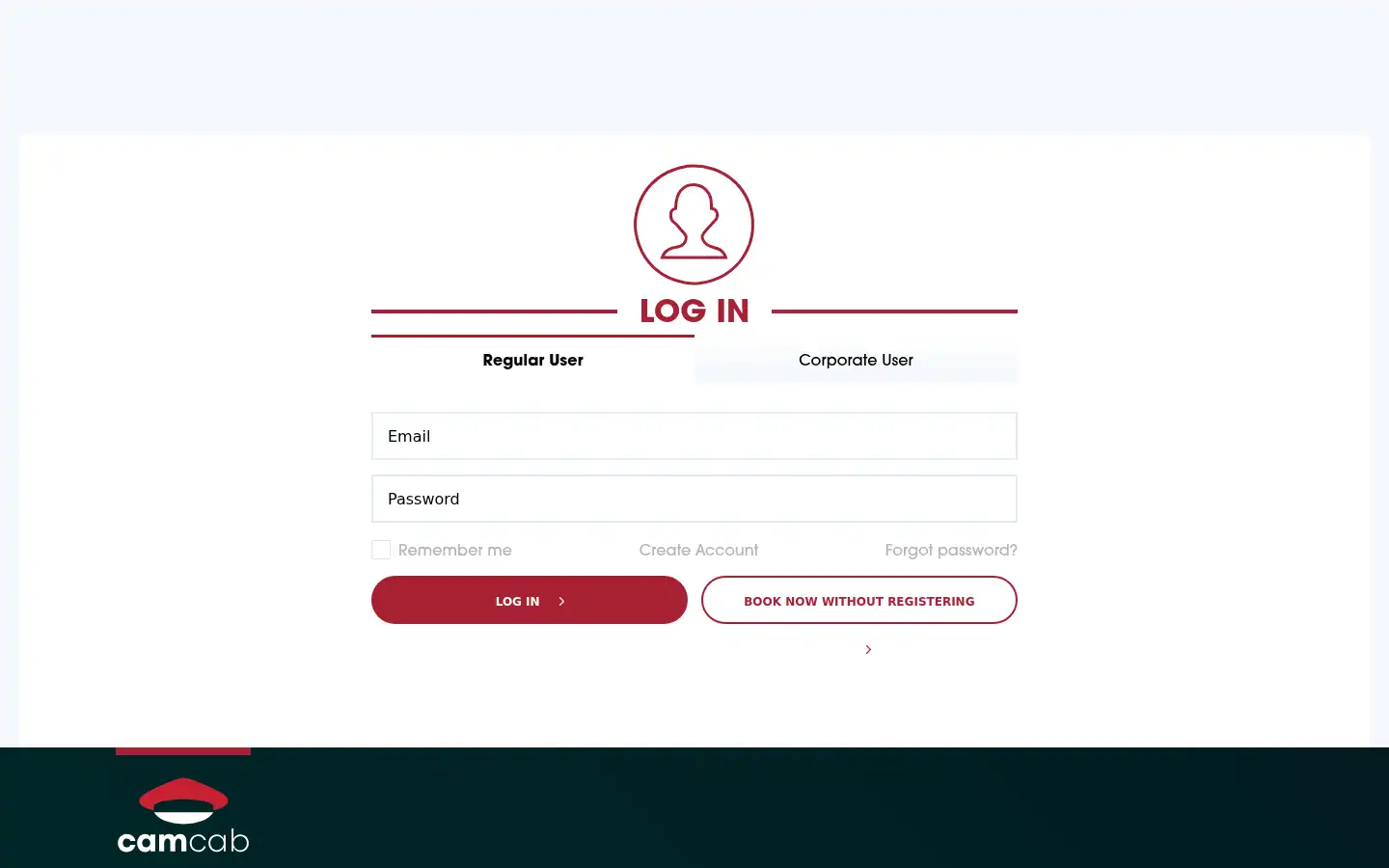 Screenshot of camcab.co.uk