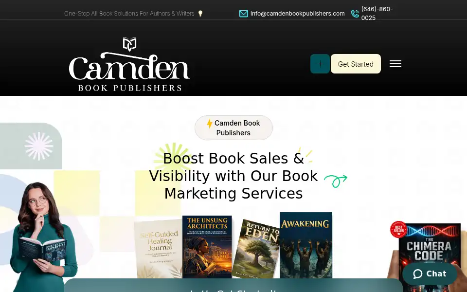 Screenshot of camdenbookpublishers.com