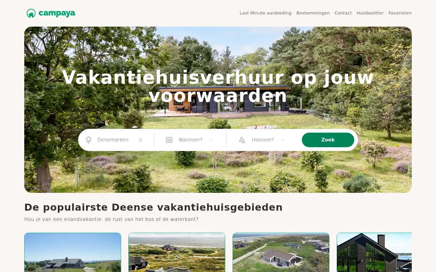 Screenshot of campaya.nl