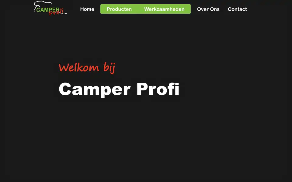 Screenshot of camperprofi.nl