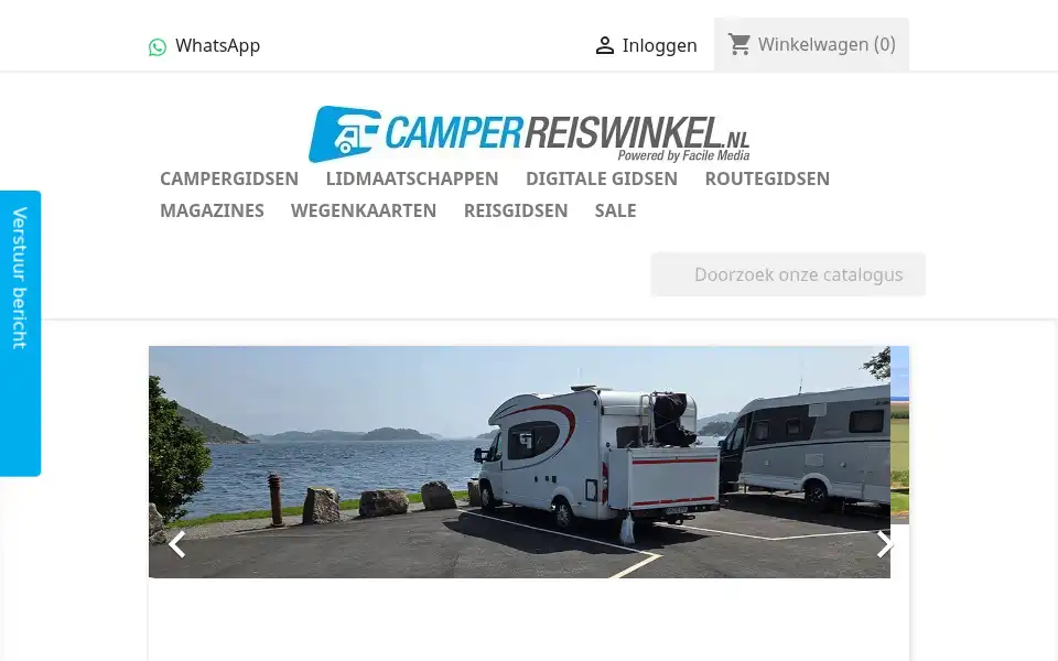 Screenshot of camperreiswinkel.nl