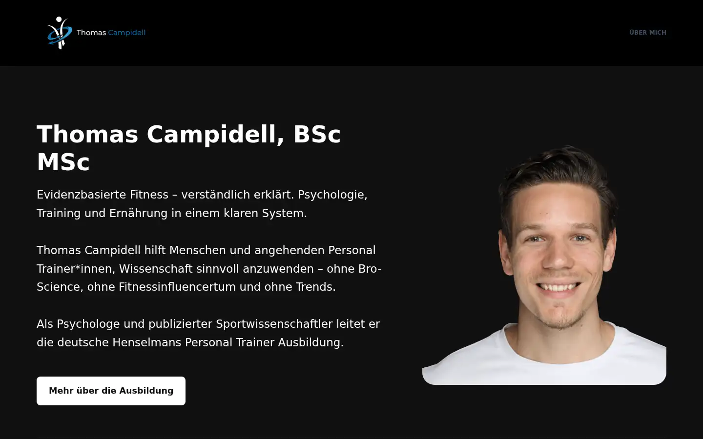Screenshot of campidellcoaching.com