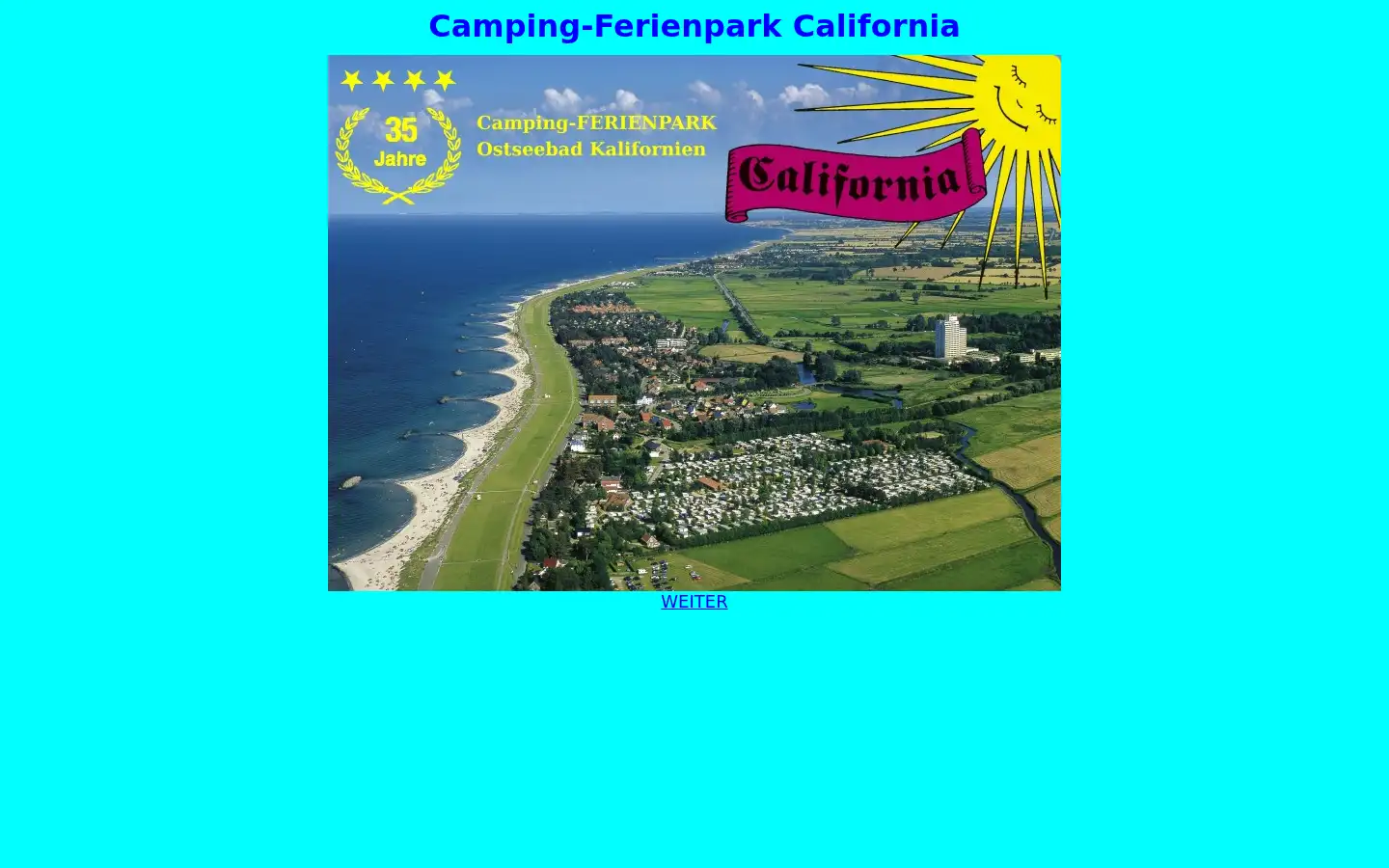 Screenshot of camping-california.de