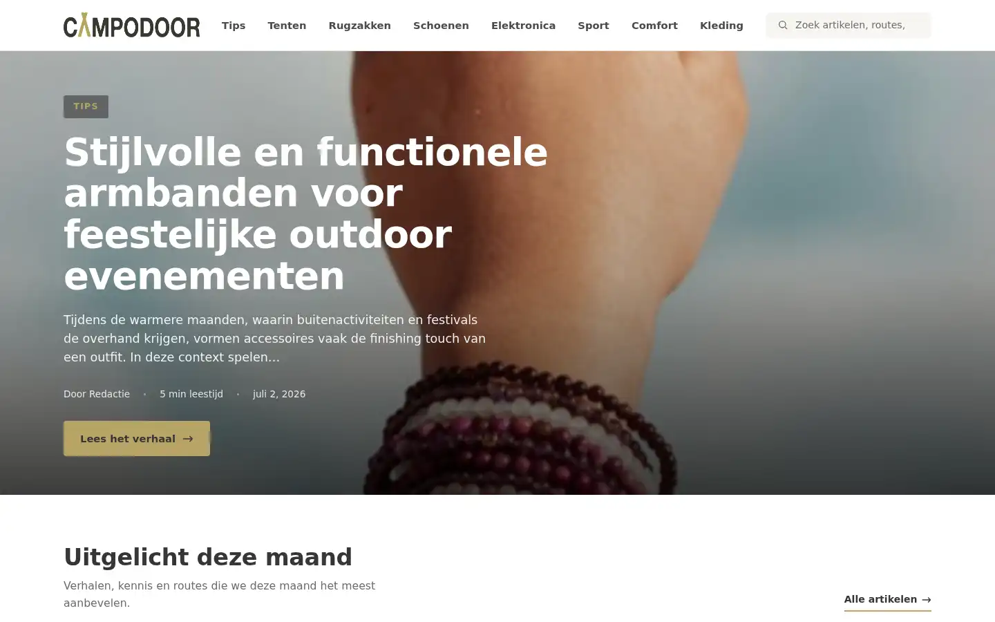 Screenshot of campodoorshop.nl