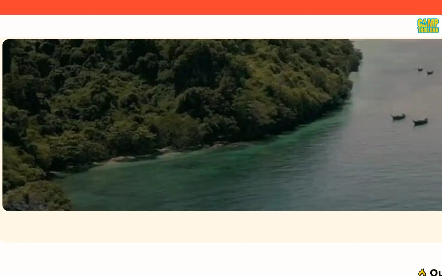 Screenshot of campthailand.com