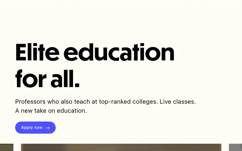 Screenshot of campus.edu