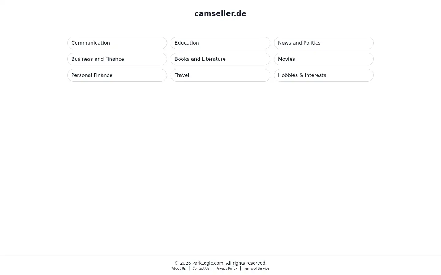 Screenshot of camseller.de