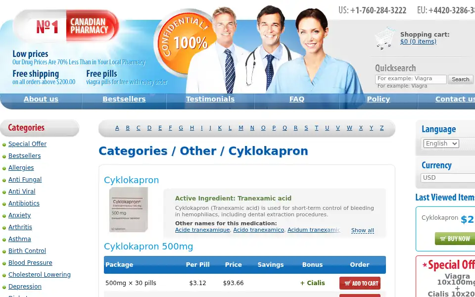 Screenshot of canada-pharmacy-24hr.com