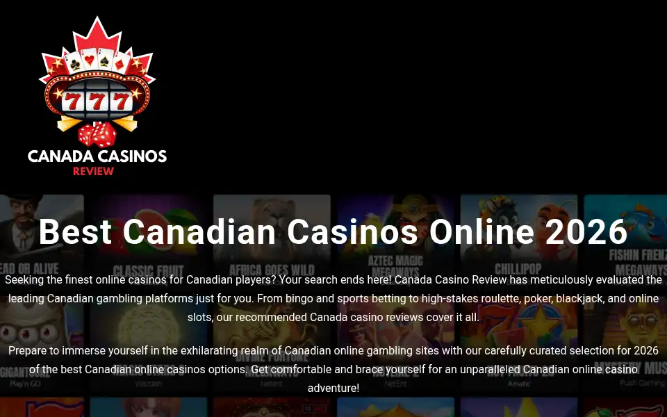 Screenshot of canadacasinos.review
