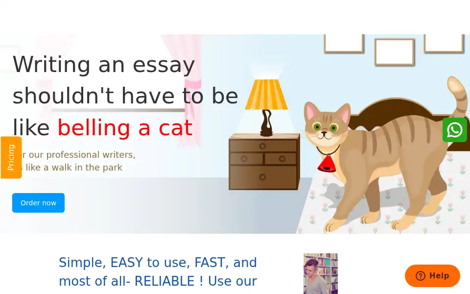 Screenshot of canadaessaywriting.com